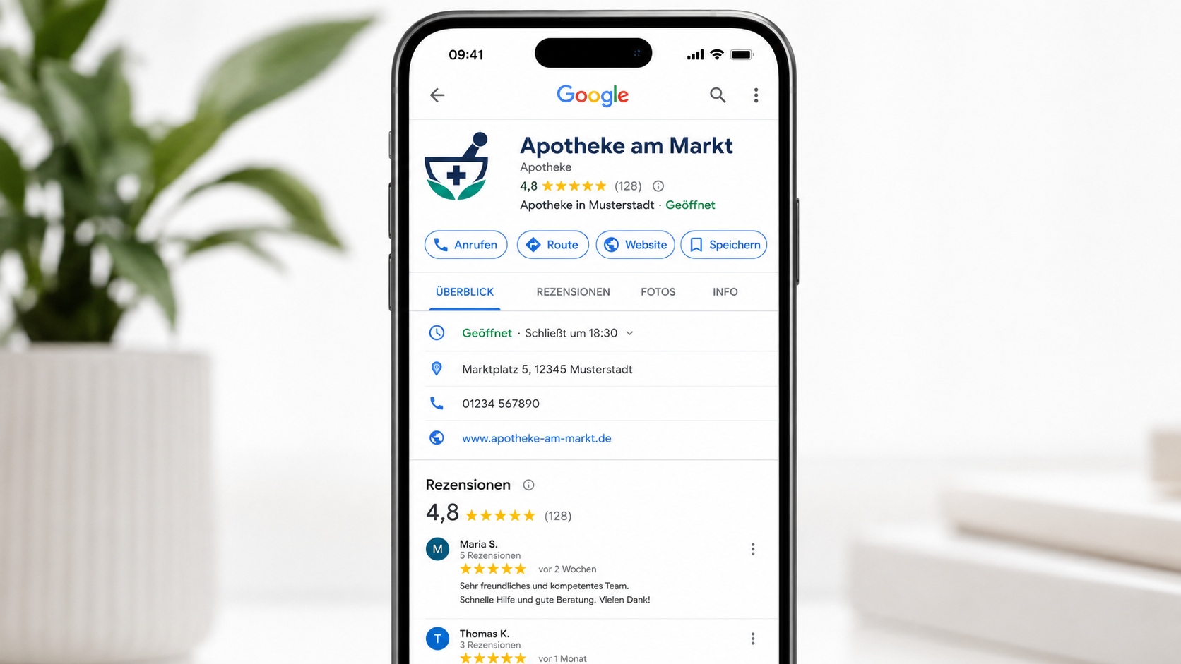 Google Business für Apotheken optimieren